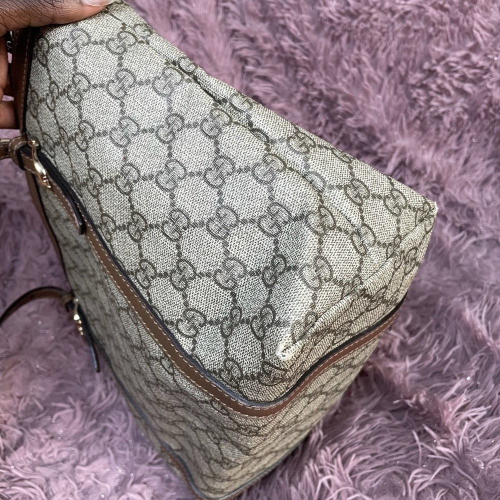 Gucci GG Supreme Brown Tote - Picture 8 of 16
